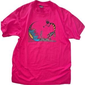 Fruit of the Loom George Toya Water Sprinkler Graphic Single Stitch T-Shirt L